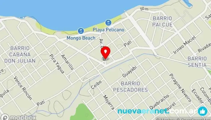 mapa de Refugio Del Paso  en Paso de la Patria