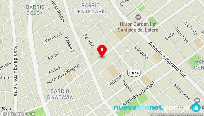 mapa de REKA El Pintao Casa Central Pinturería en Santiago del Estero