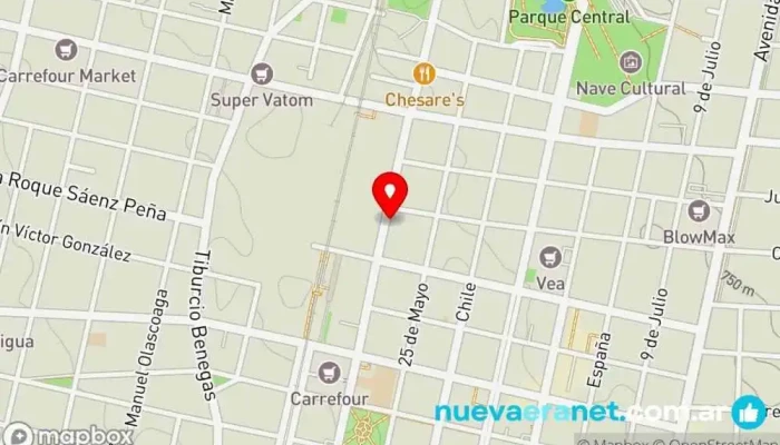 mapa de Remates Benturino Tienda de muebles antiguos en Mendoza