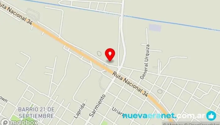 mapa de Remates Feria Servicio de transporte en Fernández