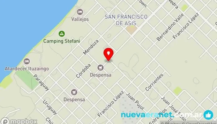 mapa de Reposteria Ameli Pastelería en Ituzaingó