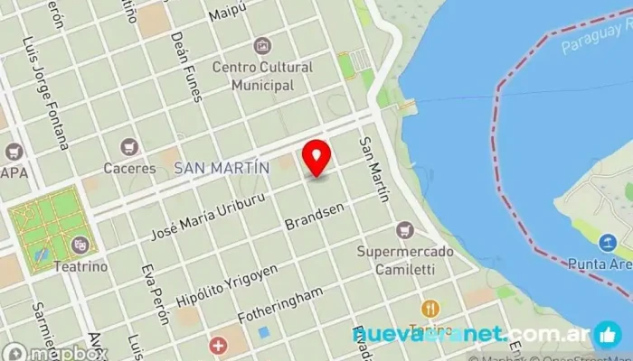 mapa de Reposteria El Molino Panadería en Formosa