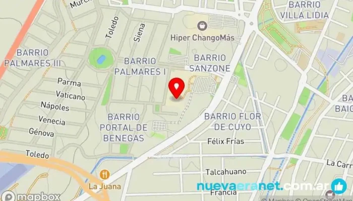 mapa de República Patisserie Palmares Cafetería, Pastelería en Godoy Cruz