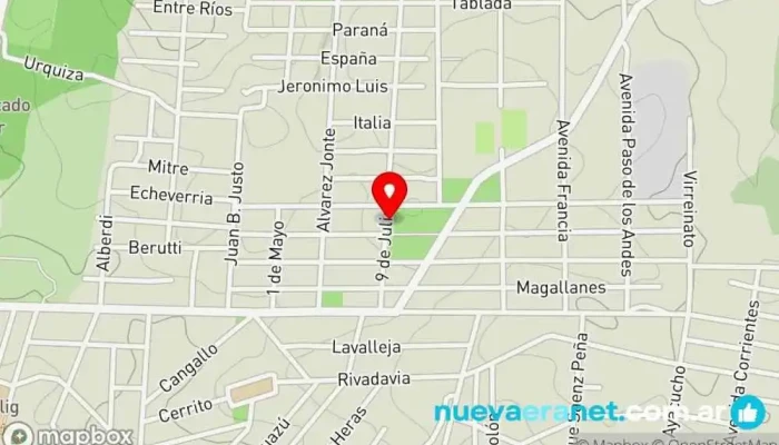 mapa de Residencia Serrana Salsipuedes Atracción turística en Salsipuedes