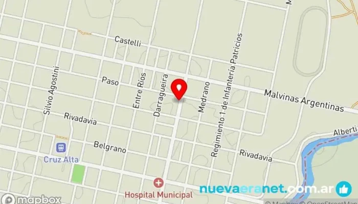 mapa de Rickysimo Panadería en Cruz Alta