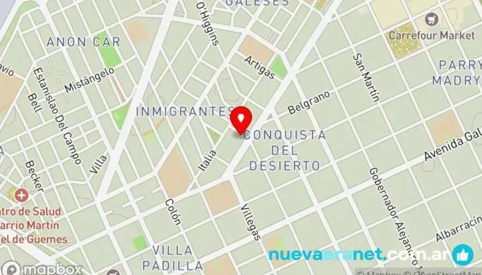 mapa de Rico y Simple Cafetería en Puerto Madryn