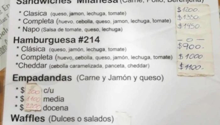 Rio Sur Sin Gluten -  Carta - San Martín de los Andes