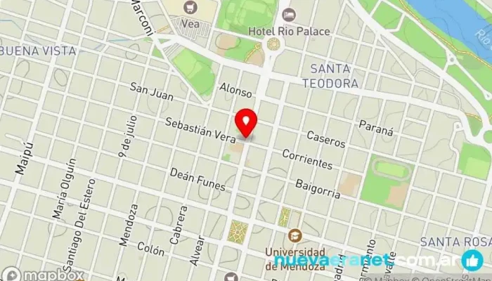 mapa de Roccuzzo - Panadería Boutique Panadería en Río Cuarto
