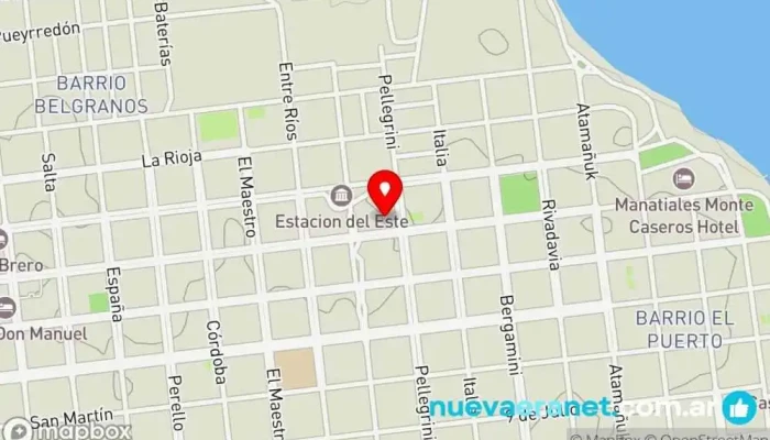mapa de Rodenas Comercio en Monte Caseros