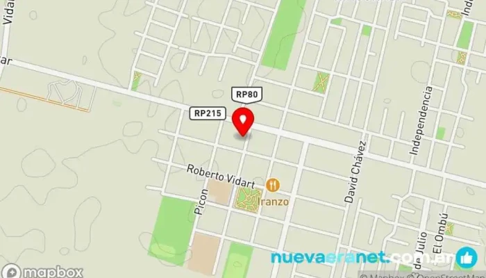 mapa de Rosana Cosas Dulces Panadería en Villa Aberastain