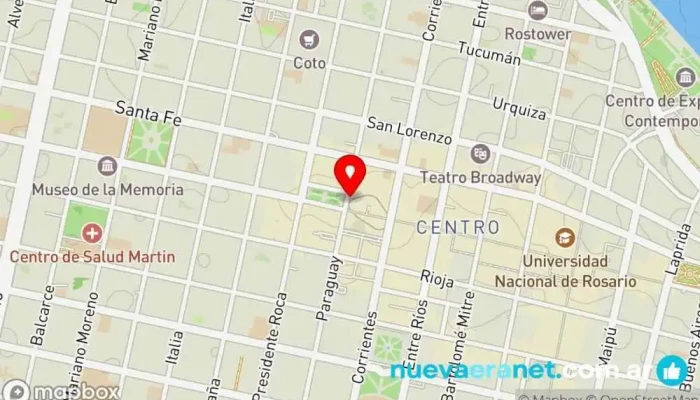 mapa de Rosgan Mercado ganadero en Rosario