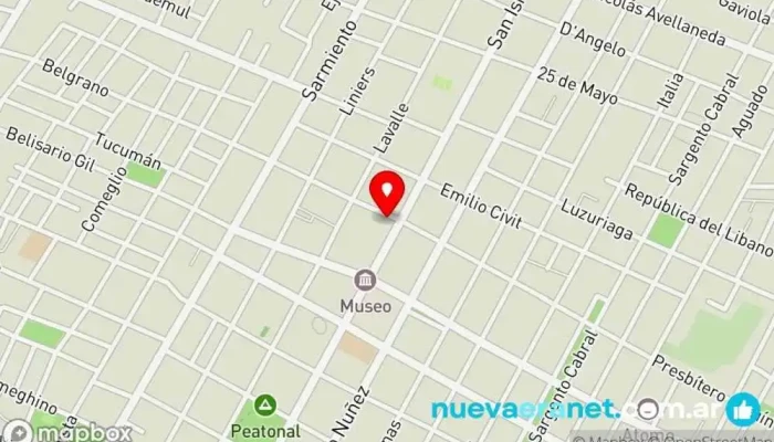 mapa de Rosimel 2 Panadería en Rivadavia