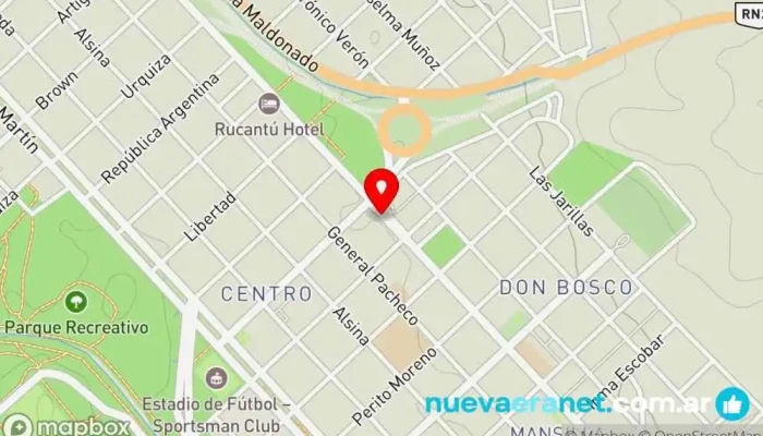 mapa de Rotiseria La Normina Restaurante en Choele-choel