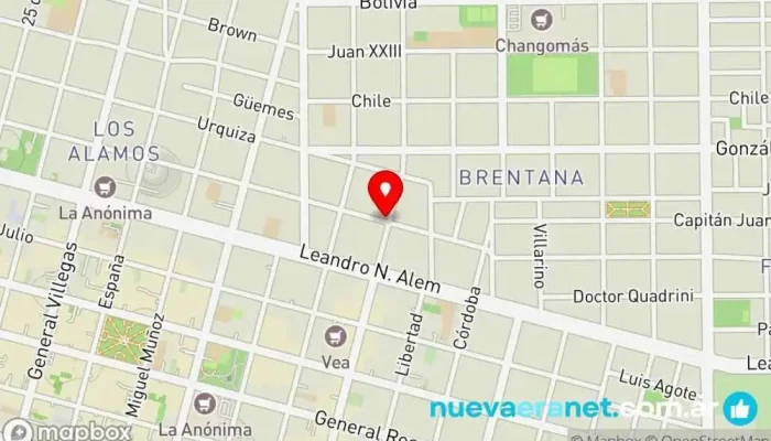mapa de Rujtika Panaderia y Pasteleria Panadería en Cipolletti