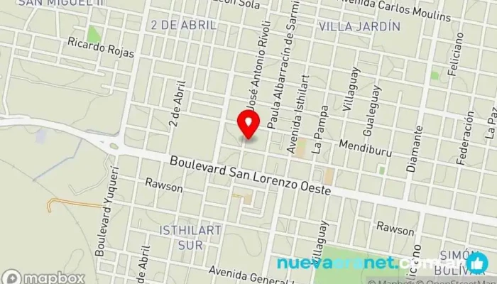 mapa de Sabor Dulce Pastelería en Concordia