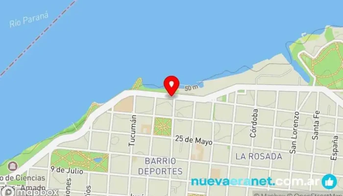 mapa de San Benito Panadería en Corrientes