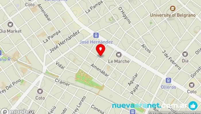 mapa de San Carlos Panadería, Pastelería, Pastelería francesa en Cdad. Autónoma de Buenos Aires