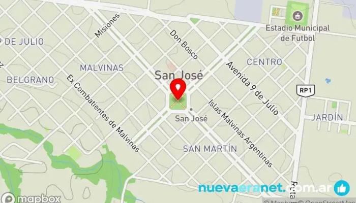 mapa de San Jose  en San Jose