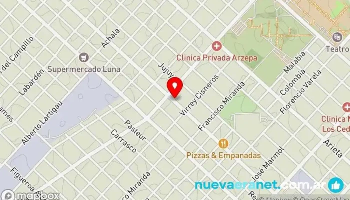 mapa de San Miguel Panadería, Pastelería en Buenos Aires