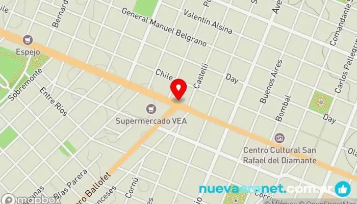 mapa de San Rafael  en San Rafael