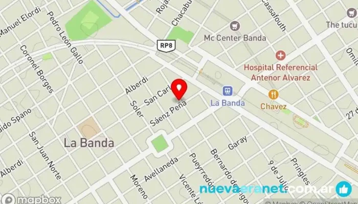 mapa de San Valentin Café Cafetería en La Banda