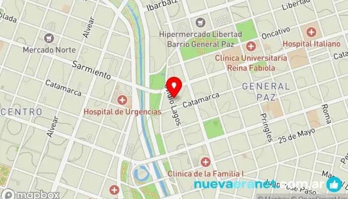 mapa de Santa Claus – Panificación Panadería en Córdoba
