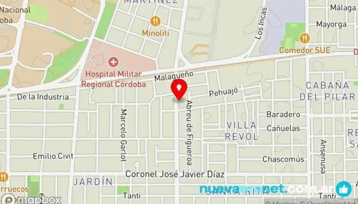 mapa de Santa Claus Panificacion Panadería en Córdoba