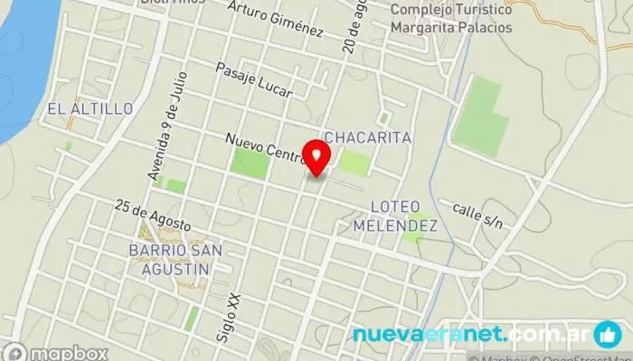 mapa de Santa María  en Santa María