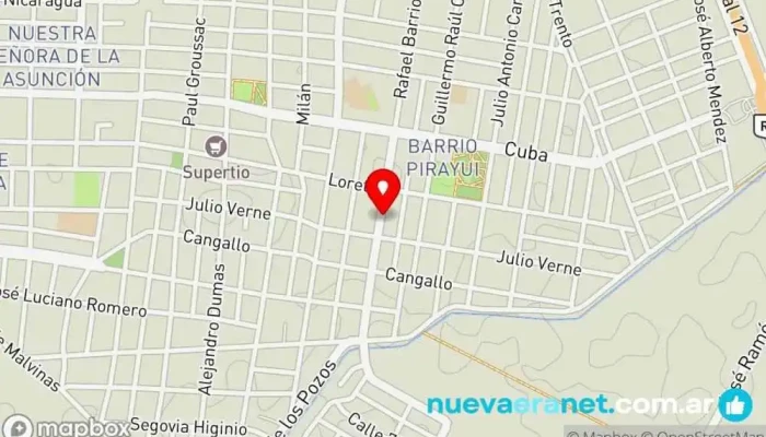 mapa de Santeria pretos velhos corrientes Tienda de artículos religiosos en Corrientes