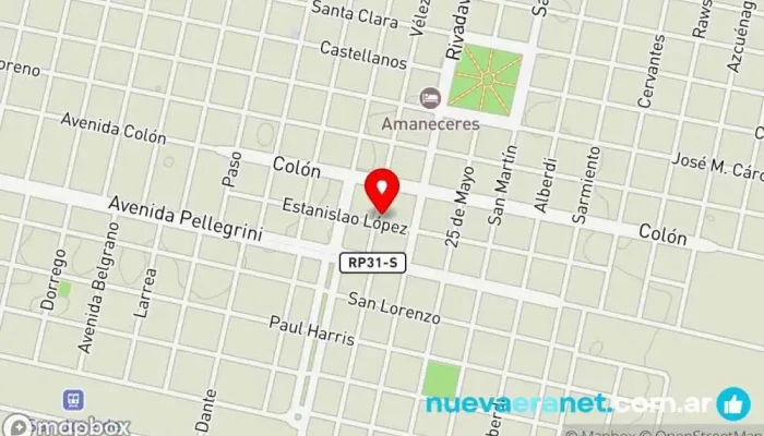 mapa de Scornavacca Gabriel y Armando A Panadería en San Jose de la Esq.