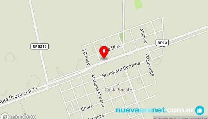 mapa de Selec Aberturas Tienda de ventanas de plástico, Ventana de aluminio, Fábrica de muebles en Costa Sacate