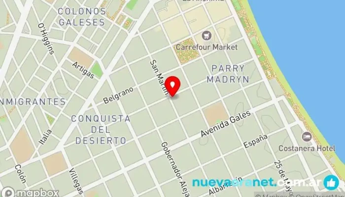 mapa de Selecta Panadería en Puerto Madryn