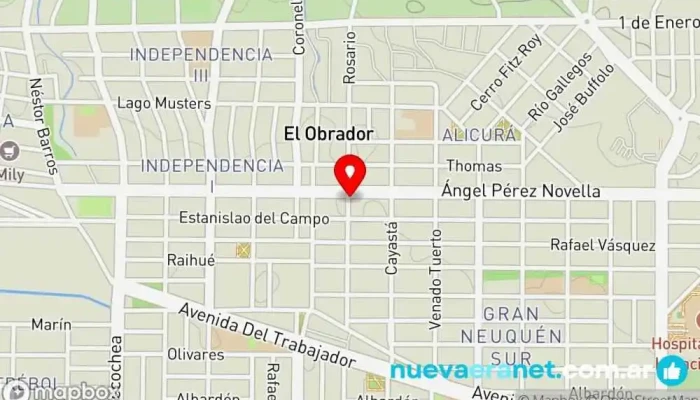 mapa de Señor Pan Panadería en Neuquén