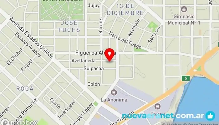 mapa de Señora torta de hojaldre Pastelería en Comodoro Rivadavia