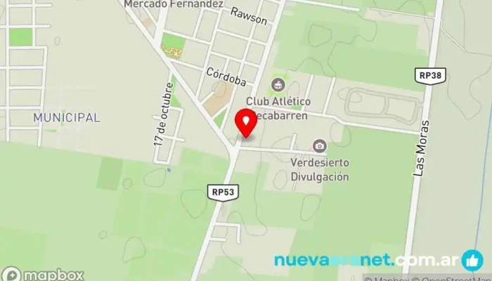 mapa de Sierras del Sol - Posada de Campo Alojamiento con servicio, Estancia en granjas en Villa Basilio Nievas
