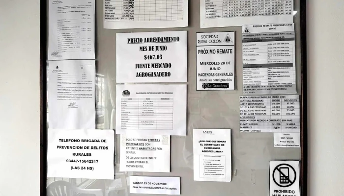 Sociedad Rural De Colon -  Ubicacion - Villa Elisa