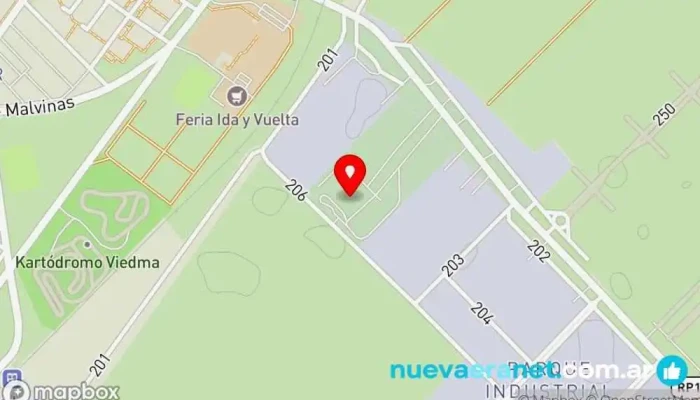 mapa de Sociedad Rural de Viedma Comercio en Viedma