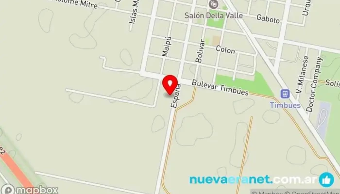 mapa de Soluciones Creativas Servicios de diseño, Organizador de eventos, Pastelería en Timbúes