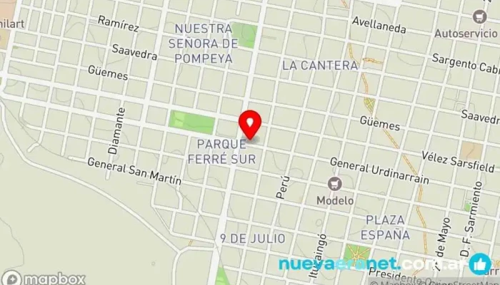 mapa de Sosa Reposteria Tienda de alimentación en Concordia