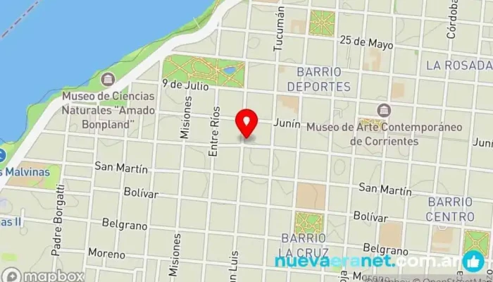 mapa de SOTOS Servicios Inmobiliarios Agentes inmobiliarios en Corrientes
