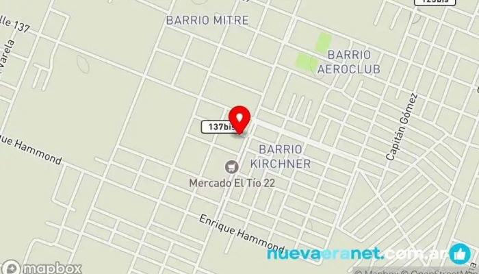 mapa de Srta. Titi Pastelería en Sáenz Peña