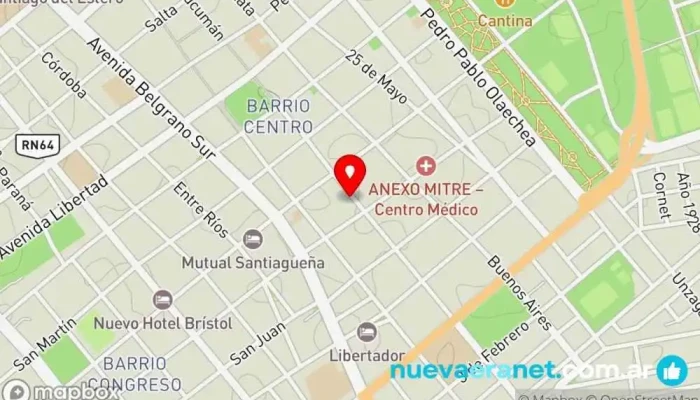 mapa de Stone Santiago Tienda de ropa en Santiago del Estero