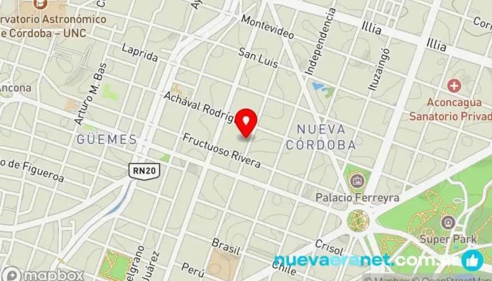 mapa de Strobel Panaderia & Cafe Panadería en Córdoba