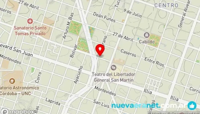 mapa de Strobel Panaderia Cafe Cafetería en Córdoba