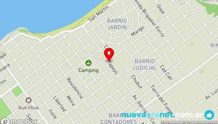 mapa de Sueño Dorado Casa de Alquiler Agencia de alquiler de alojamientos para vacaciones en Paso de la Patria