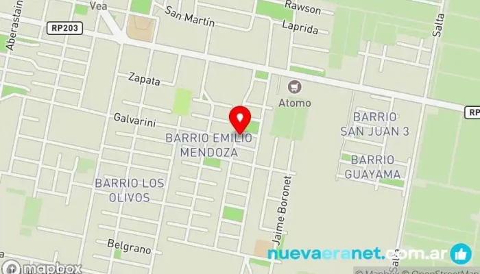 mapa de SULATA Tienda de artesanías en Caucete