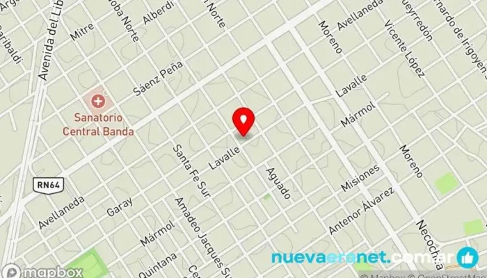 mapa de Super Tito Tienda de alimentación en La Banda