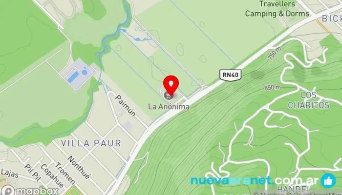mapa de Supermercado La Anónima 212 Supermercado en San Martín de los Andes