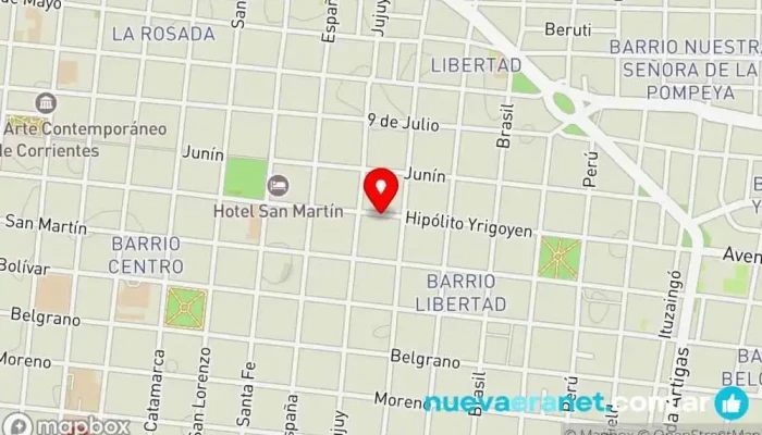 mapa de Supplies Corrientes Tienda de suministros para odontología en Corrientes