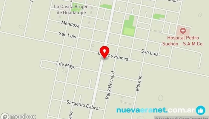 mapa de Suviba SA Sistemas Constructivos Industrializados Empresa de construcción en San Carlos Sur